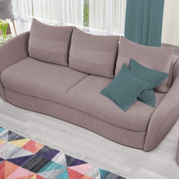 Canapea Velur Roze