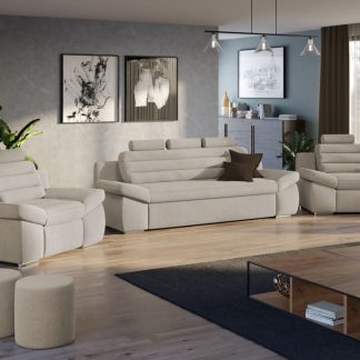 Set Canapea si Fotolii Quinn Crem