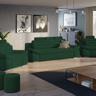 Set Canapea si Fotolii Quinn Verde