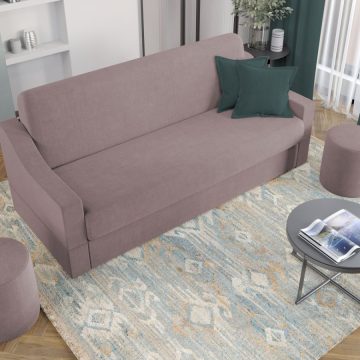 Canapea Iris Roze