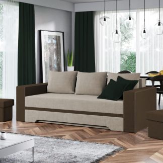 Canapea Bella Crem / Maro