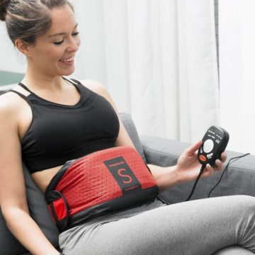 Centura de slabit cu vibratii si efect de sauna