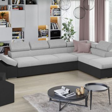 Coltar Aria + 1 loc Gri Deschis/ Gri Antracit