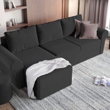 Coltar Extensibil Bonito Gri Antracit