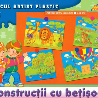 Construcții cu bețișoare. Activități 3-5 ani. Micul artist plastic
