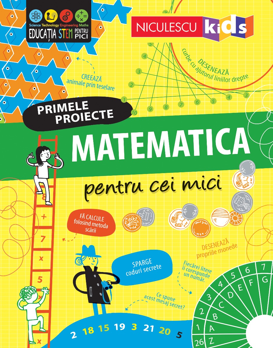 MATEMATICA pentru cei mici. Primele proiecte. Educație STEM