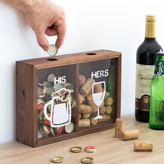 Cutie de colectie capace bauturi El si Ea