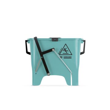 Kärcher - Găleată cu volum de 15 l, despărțitor, presă de mop cu pedală și mâner tip arc.