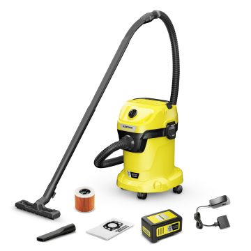 Kärcher - Aspirator umed-uscat cu acumulator WD 3-18 Battery Set