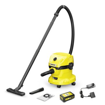 Kärcher - Aspirator umed-uscat cu acumulator WD 2-18 V Battery Set