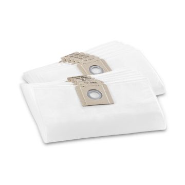 Kärcher - Pungi pentru filtru din material textil, 10 Bucată, T 10, T 12, Trek Vac 2, Trek Vac 3