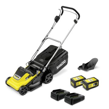 Kärcher - Mașină de tuns iarba cu acumulator LMO 4-18 Dual Battery Set