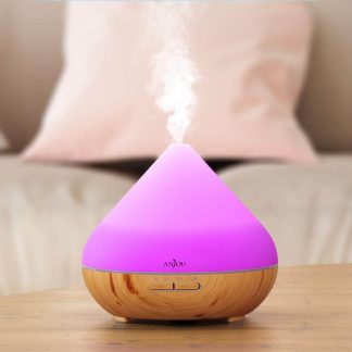 Difuzor aromaterapie AJ-AD001, 300ml, LED 7 culori