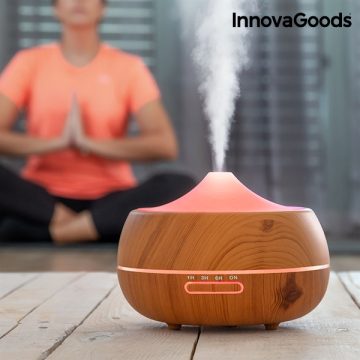 Difuzor aromaterapie uleiuri esentiale cu 15 moduri iluminare