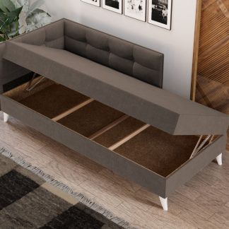 Divan / Pat o persoana tapitat Maro Story Rabatabil