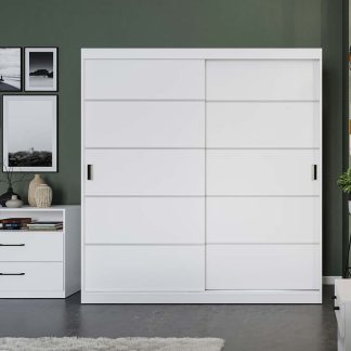 Dulap Nordis 184 usi albe