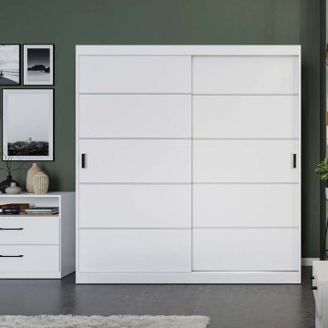 Dulap Nordis 184 usi albe