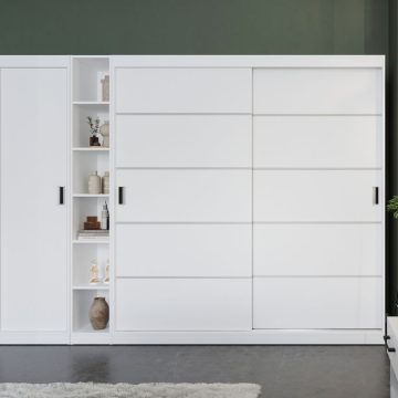 Dulap Nordis 256 usi albe