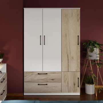 Dulap Relax Alb / Stejar k02 - C124/01
