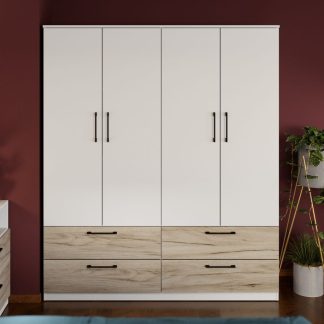 Dulap Relax Alb / Stejar k02 - C164/01