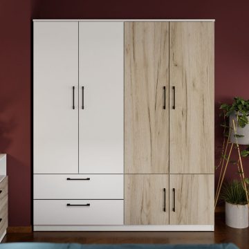 Dulap Relax Alb / Stejar k02 - C164/02