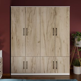 Dulap Relax Alb / Stejar k02 - C164/03