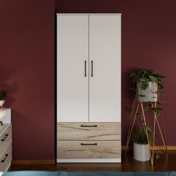 Dulap Relax Alb / Stejar k02 - C83/01