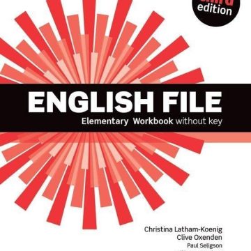 English File 3E Elementary Workbook without key