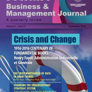 FAIMA Business & Management Journal – volume 4, issue 3 – September 2016