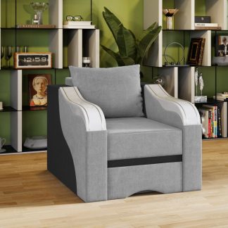 Fotoliu Julia Gri Deschis / Gri Antracit