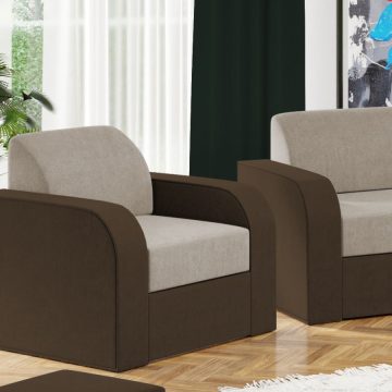 Fotoliu Mini Crem / Maro