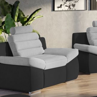 Fotoliu Quinn Gri Deschis / Gri Antracit