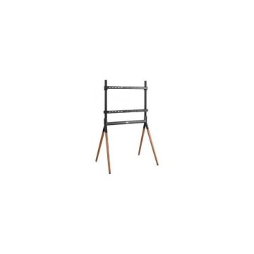 Stand TV Maclean MC-926, 49inch - 70inch, 40 Kg (Negru/Maro)