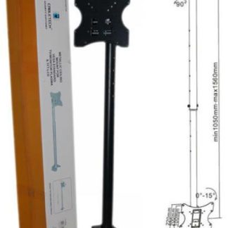 Suport Tavan Cabletech UCH0076A, 10inch - 37inch, 30Kg (Negru)