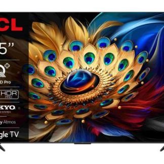 Televizor QLED TCL 216 cm (85inch) 85C655, Ultra HD 4K, Smart TV, WiFi, Google TV, CI+