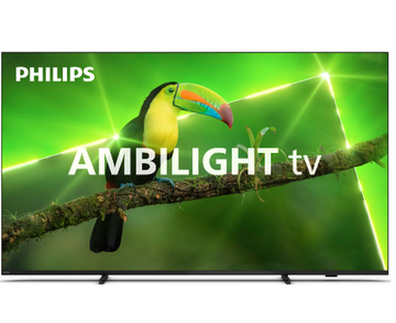 Televizor Philips AMBILIGHT tv LED 75PUS8008, 189 cm, Smart TV, 4K Ultra HD, Clasa F (Model 2023)