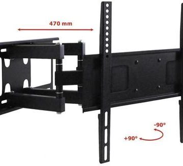 Suport Perete ART RAMT AR-70, 23inch - 55inch, 45 Kg (Negru)