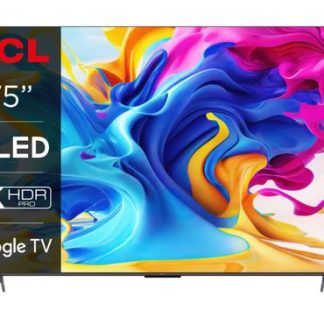Televizor QLED TCL 190 cm (75inch) 75C645, Ultra HD 4K, Smart TV, WiFi, CI+