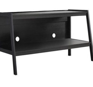 Masa TV LDK WP1002, Diagonala maxima 42inch, Greutate maxima 22.7 Kg, Lemn (Negru)