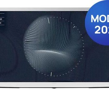 Televizor QLED Samsung 139 cm (55inch) The Serif QE55LS01BGUXXH, Ultra HD 4K, Smart TV, WiFi, CI+