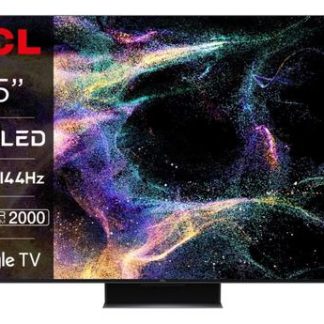 Televizor QLED MiniLed TCL 139 cm (55inch) 55C845, Ultra HD 4K, Smart TV, WiFi, CI+