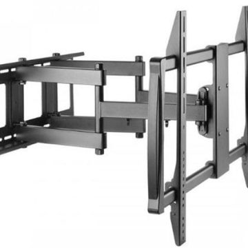 Suport Perete SBOX PLB-3769, 60inch - 100inch, Pentru TV Curbat, 80 Kg (Negru)