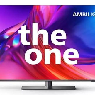 Televizor LED Philips 109 cm (43inch) 43PUS8818/12, Ultra HD 4K, Smart TV, Ambilight pe 3 laturi, WiFI, CI+