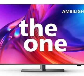 Televizor LED Philips 109 cm (43inch) 43PUS8818/12, Ultra HD 4K, Smart TV, Ambilight pe 3 laturi, WiFI, CI+