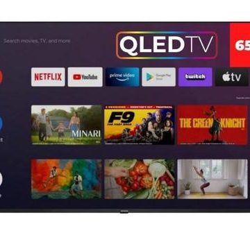 Televizor QLED AIWA 165 cm (65inch) QLED-865UHD-SLI, Ultra HD 4K, Smart TV, Chromecast, WiFi