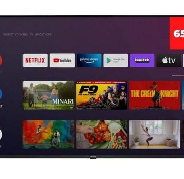 Televizor LED AIWA 165 cm (65inch) LED-658UHD-SLIM, Ultra HD 4K, Smart TV, Chromecast, WiFi