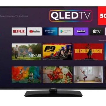Televizor QLED AIWA 127 cm (50inch) QLED-850UHD-SLI, Ultra HD 4K, Smart TV, Chromecast, WiFi