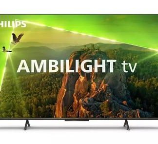 Televizor LED Philips 139 cm (55inch) 55PUS8118/12, Ultra HD 4K, Smart TV, Ambilight pe 3 laturi, WiFi, CI+