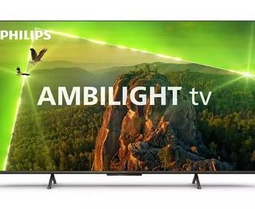 Televizor LED Philips 139 cm (55inch) 55PUS8118/12, Ultra HD 4K, Smart TV, Ambilight pe 3 laturi, WiFi, CI+