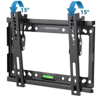 Suport Perete Esperanza ERW010, 14inch - 50inch, 25 kg (Negru)